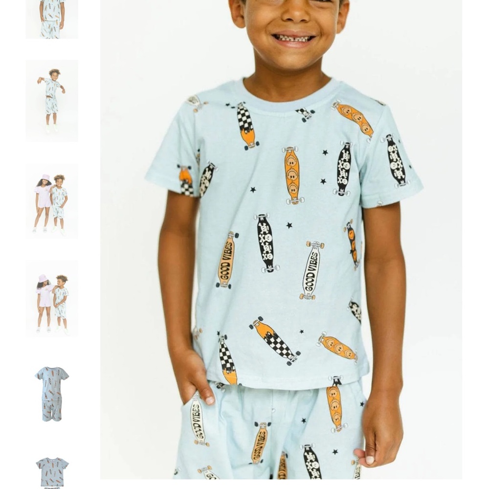 Lola and the boys blue size 8 short set